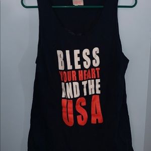 Kiss My Southern Sass tank top